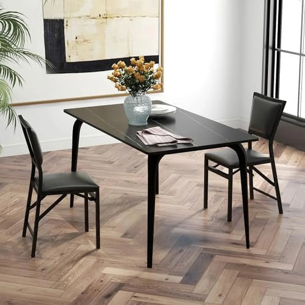 Folding Chairs Set of 4 Padded Metal Space Saving F762