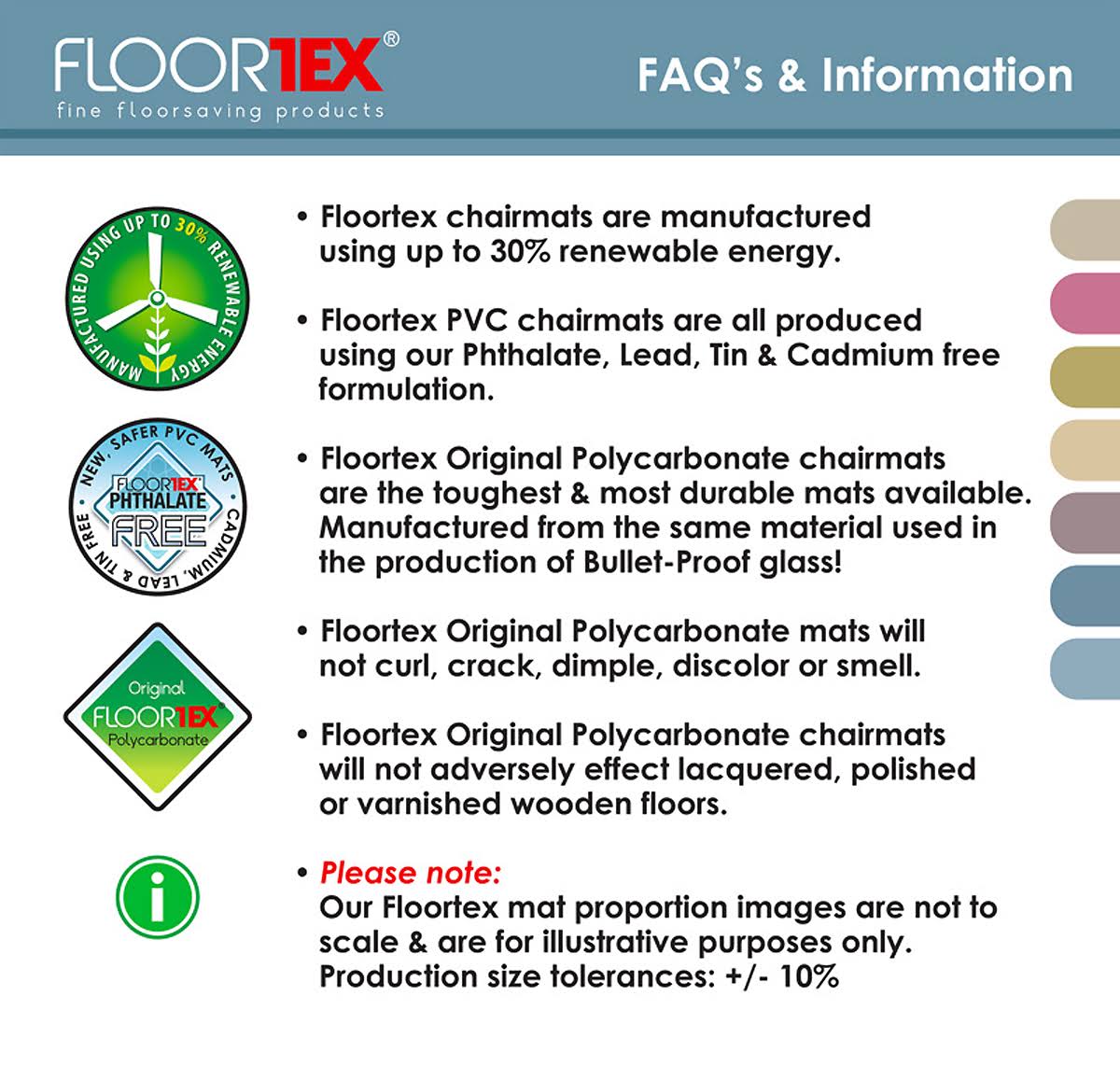 Chair Mat for Standard-pile Carpets O781