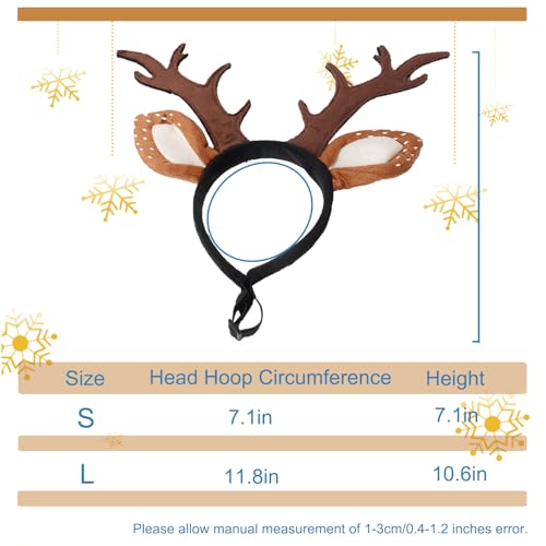 Dog Christmas Reindeer Headband Z71212