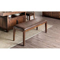 Walnut Finish Dining Bench P87925