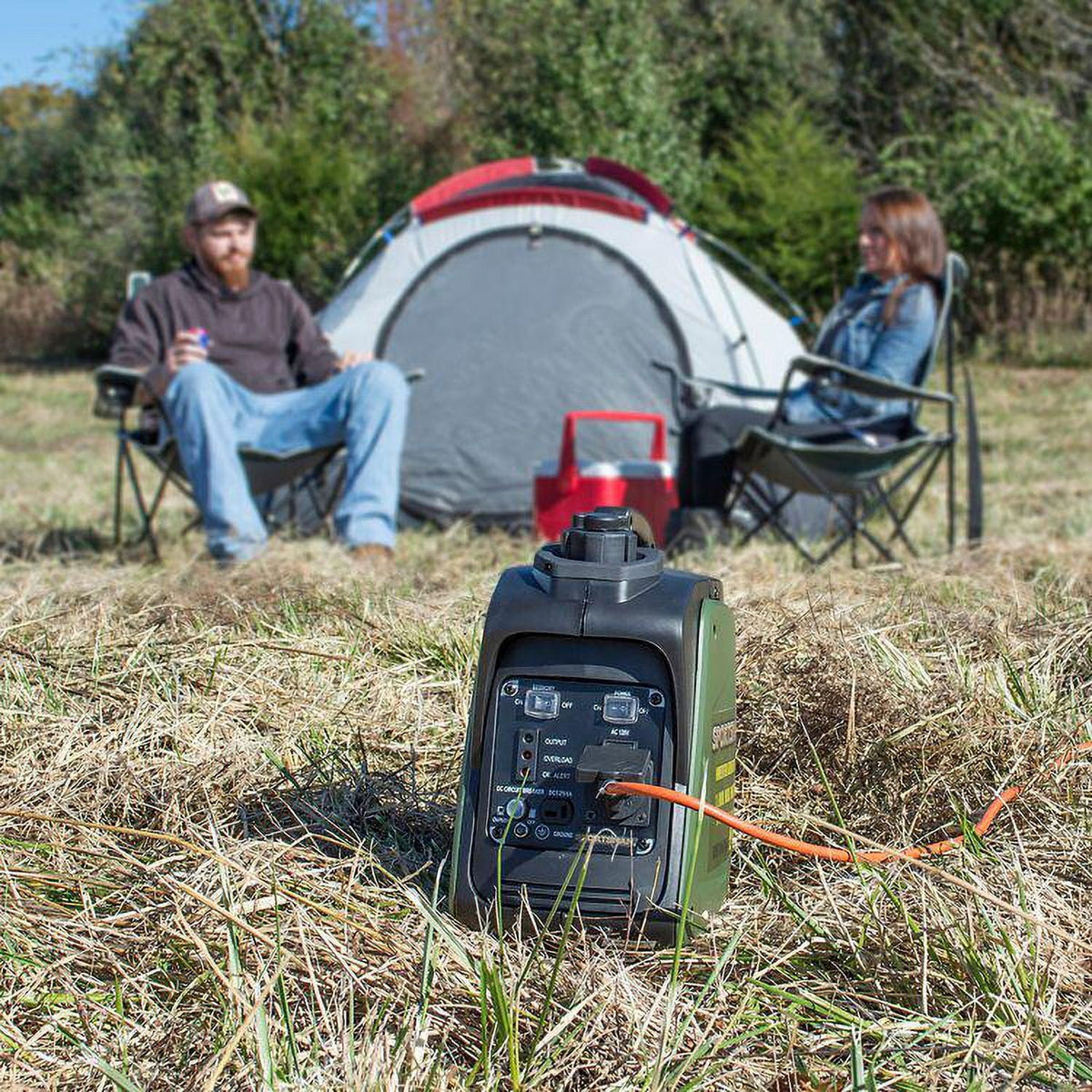 800-Watt Gasoline Powered Inverter Portable Generator J46896