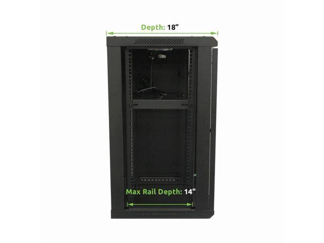 15U Wallmount Cabinet Enclosure T54564