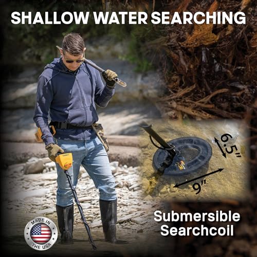 Metal Detector with Waterproof Search Coil M4831