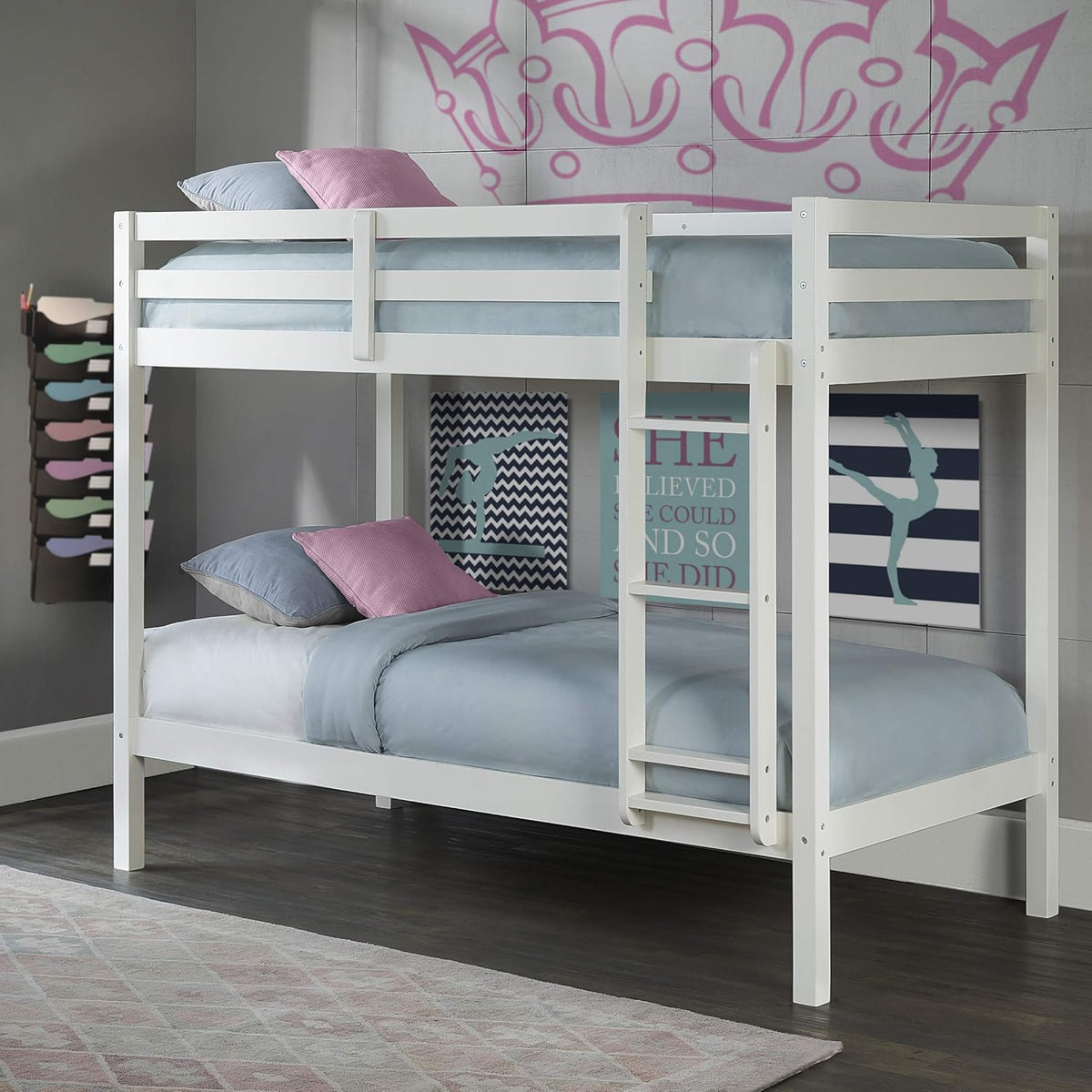 Twin Bunk Bed, White X196