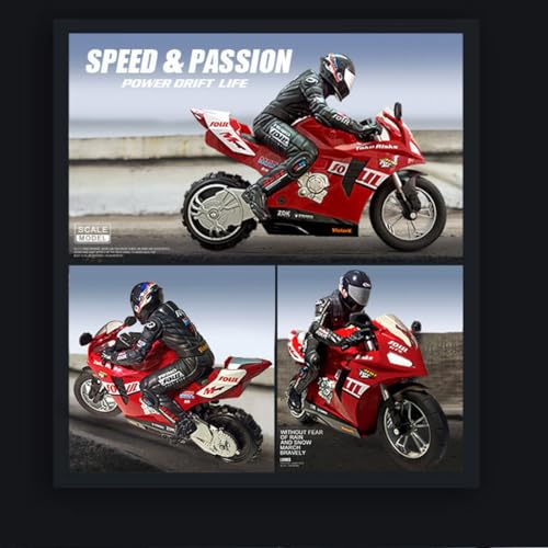 Remote Control Motor, 1/6 RC Two-Wheel Motorcycle Model C38755