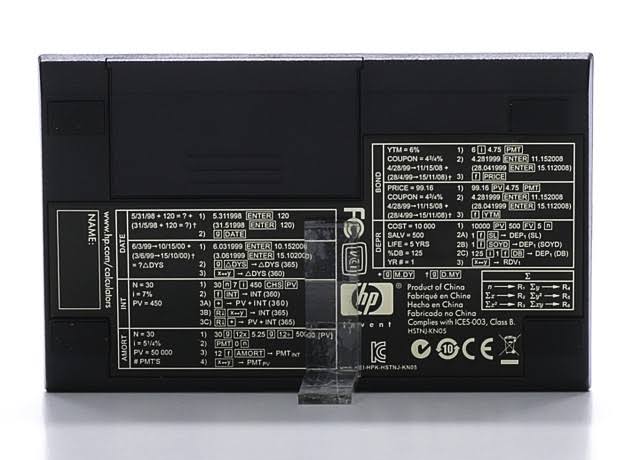 Financial Calculator Y209