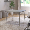 Gray Square Folding Card Table C2923