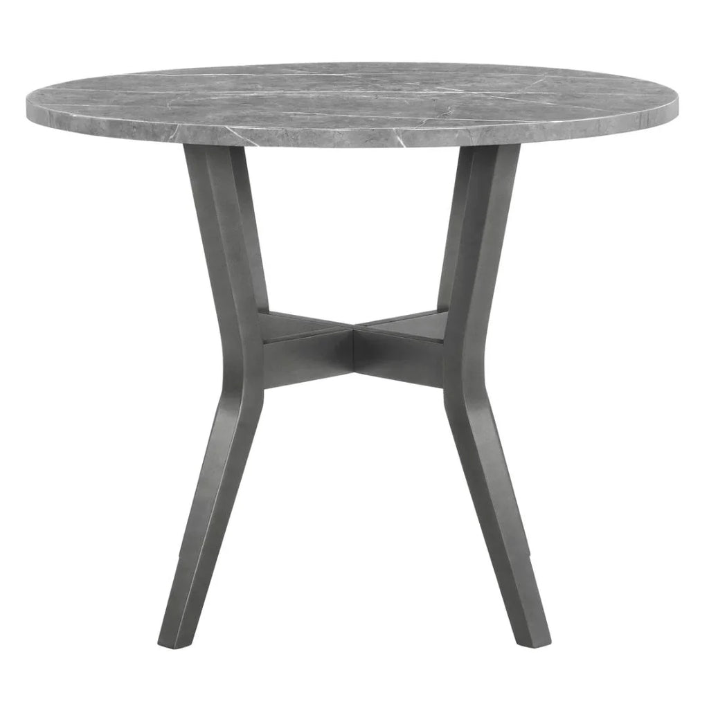 5 Piece Counter Height Table Set Grey W5041