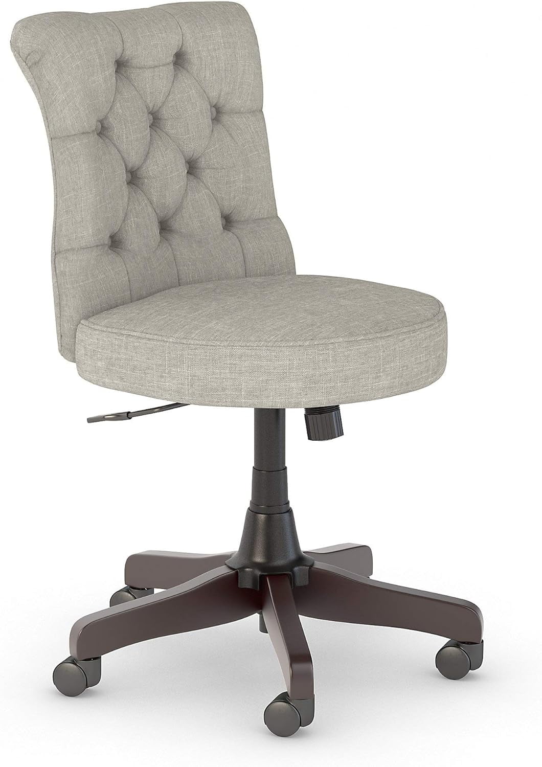 Light Gray Fabric Tufted Office Chair P186