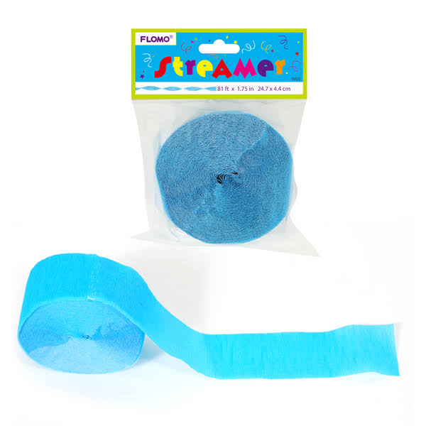 Turquoise Crepe Streamer Case Pack 36 L331439