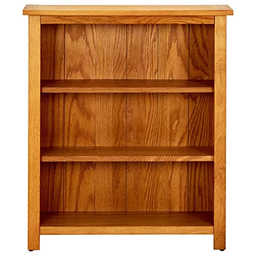3-Tier Solid Oak Wood Bookcase I863