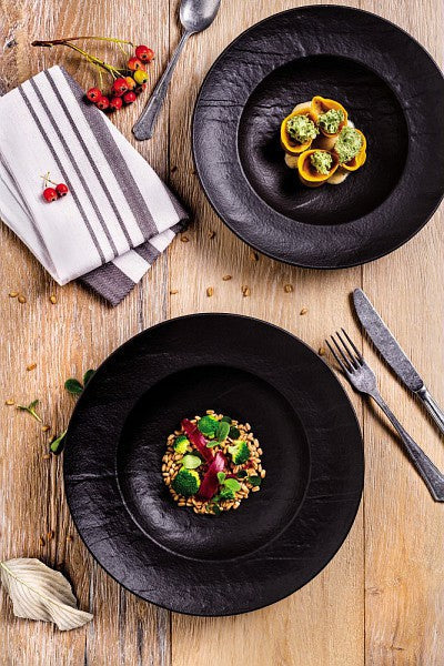 Black Dinner Plate 29cm S813