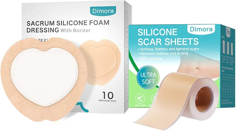 10 Pack Wound Dressing & Silicone Scar Sheets O169