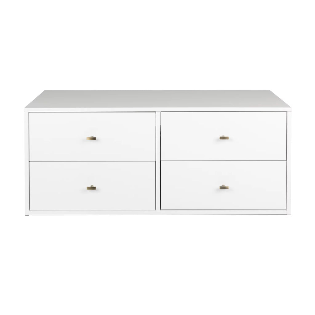 White 4-Drawer Dresser E118172