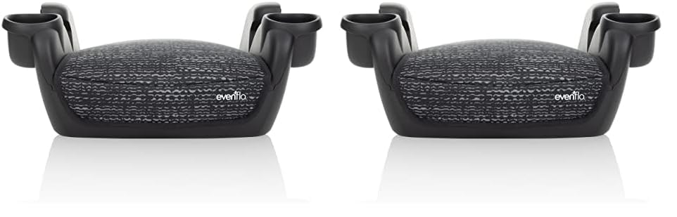 No Back Booster Car Seat (Static Black) (Pack of 2) G90633