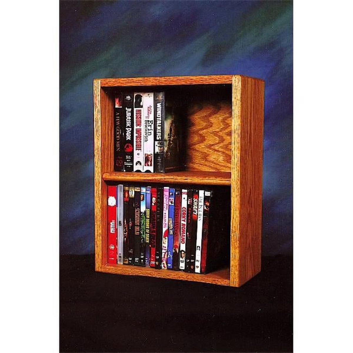 Solid Oak DVD-VHS Cabinet U482407