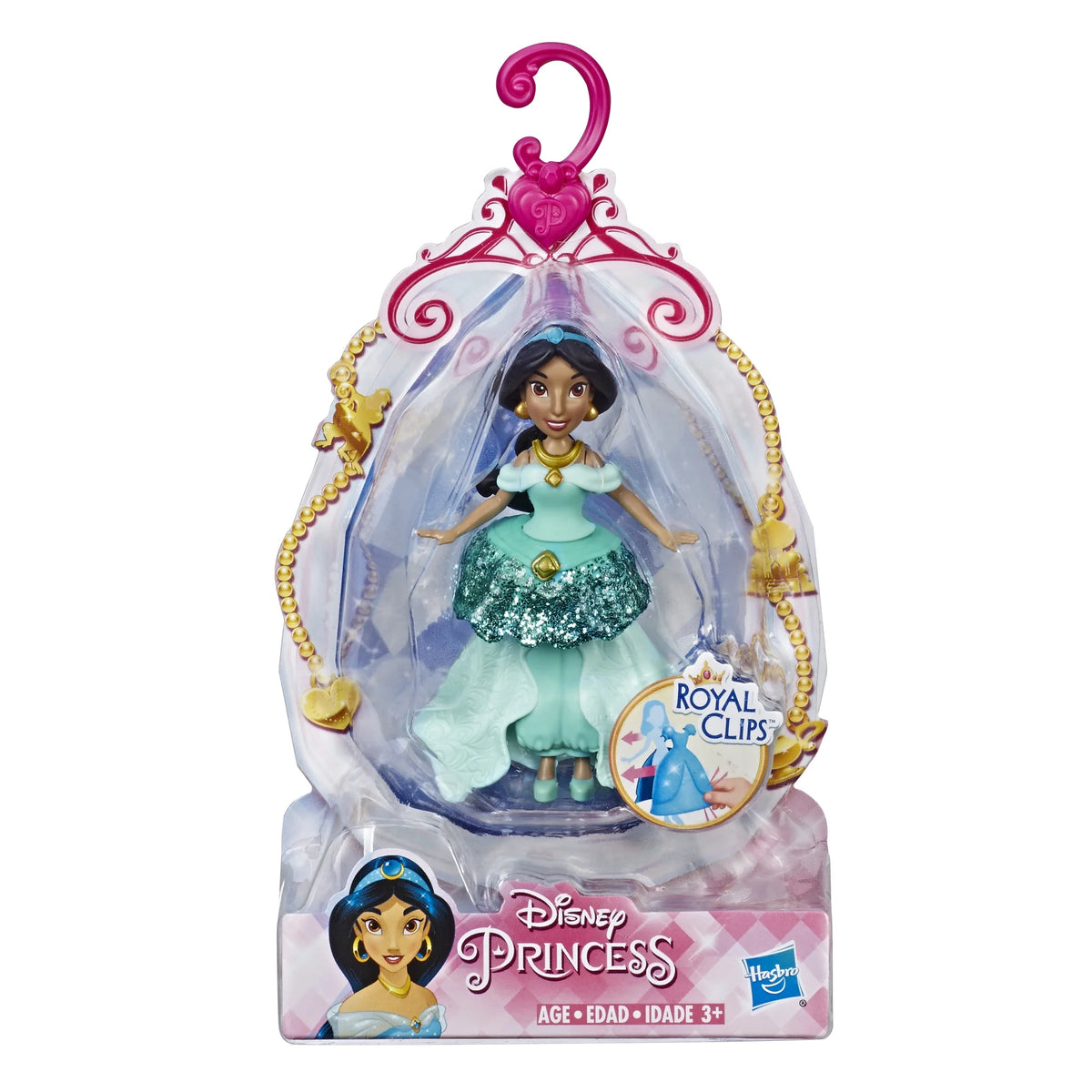 Disney Princess Jasmine Doll with Royal Clips Fashion Doll A891