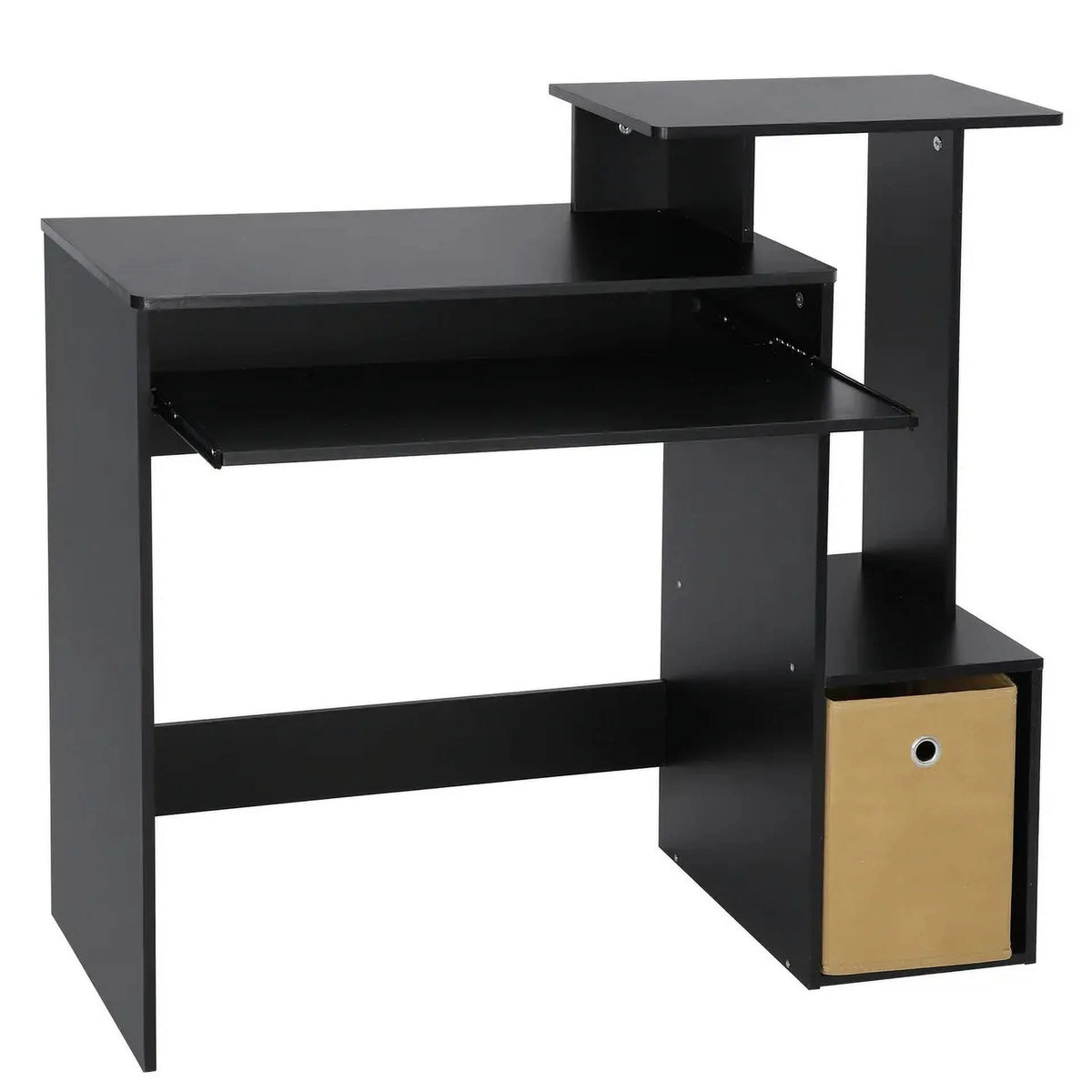 Multipurpose Home Office Computer Writing Desk With Bookshelves I606