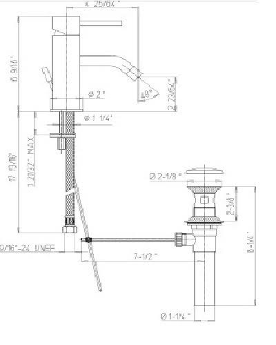 Single Handle Lavatory Faucet Chrome K223
