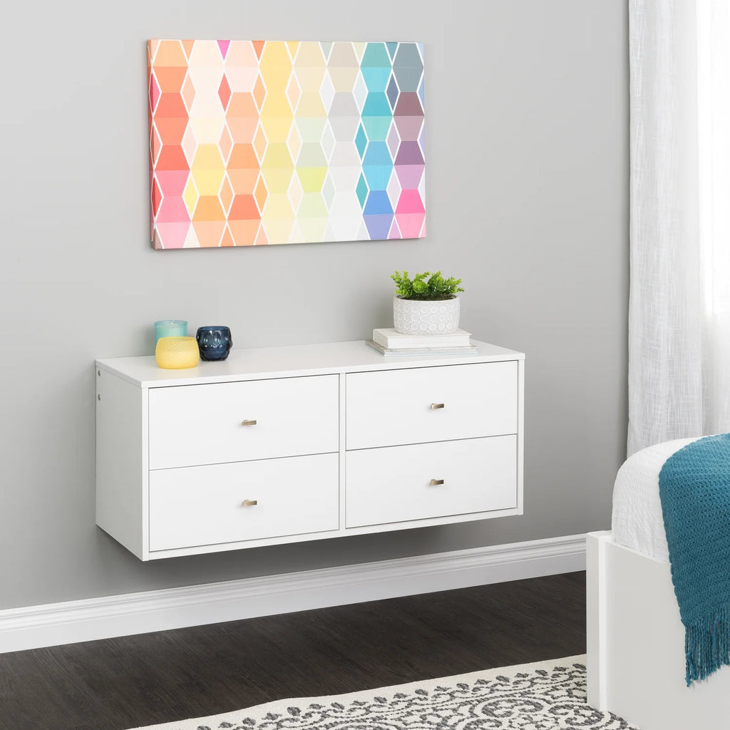 White 4-Drawer Dresser E118172