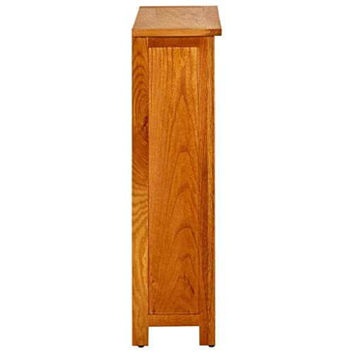 3-Tier Solid Oak Wood Bookcase I863