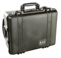 Watertight Hard Case with Cubed Foam Interior & Wheels, Black J58480