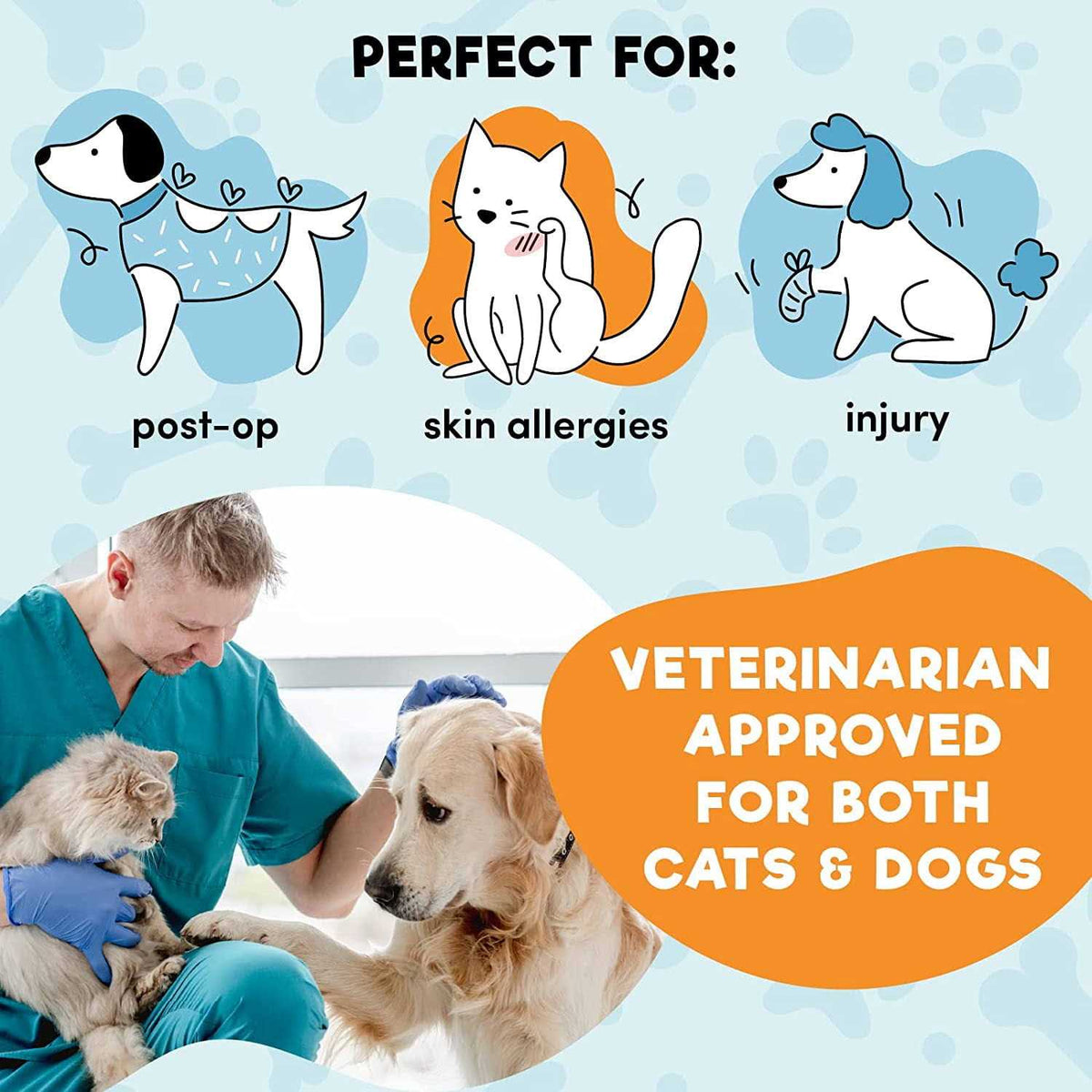 Inflatable Soft Pet Recovery Collar H3983
