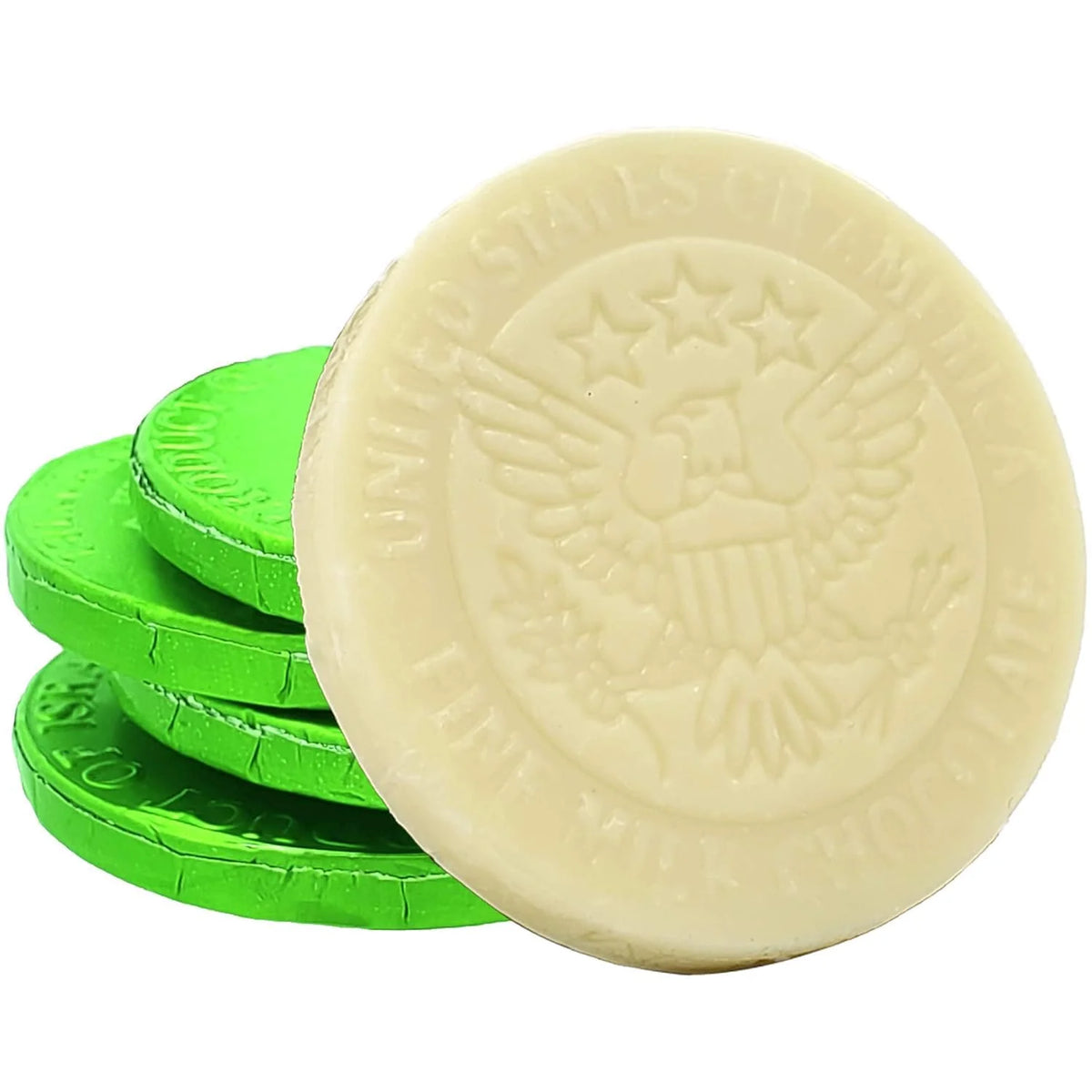 White Milk Chocolate Coins 50-Pack N73039