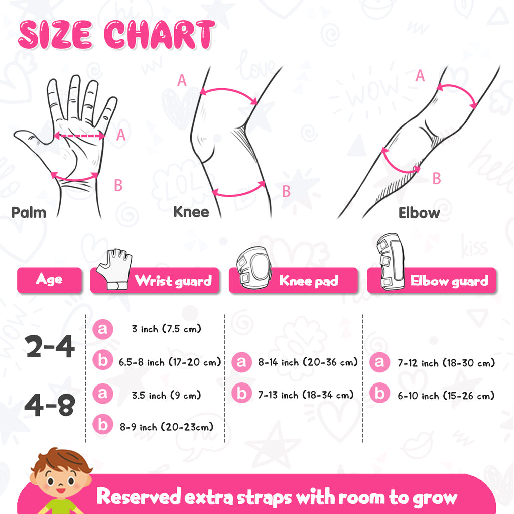 6 in 1 Kids Protective Gear Set R854
