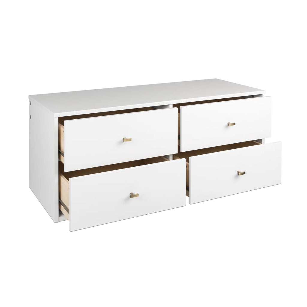 White 4-Drawer Dresser E118172