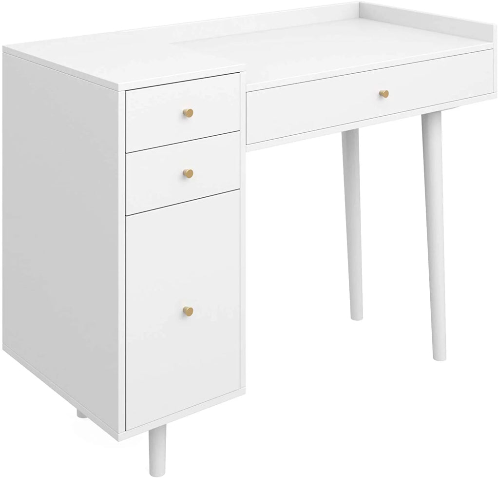 White 4 Drawer Vanity Dressing Table J365777