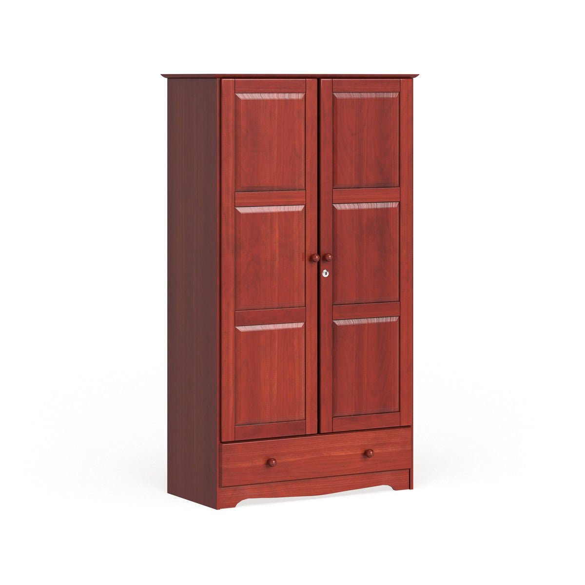 Solid Wood Customizable Wardrobe Y66037