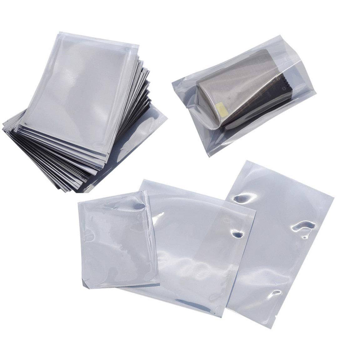 200 Pack Grey Static Shielding Bags 18x22 W23677