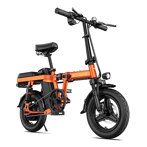 Mini Electric Bike 14" Folding Ebike 600W Motor 48V 10AH Battery A340715