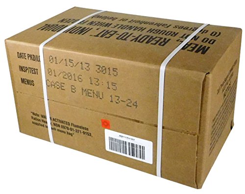 MREs (Meals Ready-to-Eat) Box B, Menus 13-24 R834