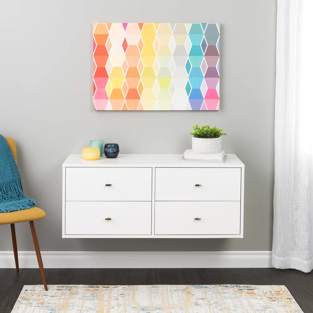 White 4-Drawer Dresser E118172