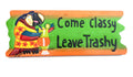 Wooden Red Parrot Happy Hour Tiki Bar Decor Sign Wall Hanging G260