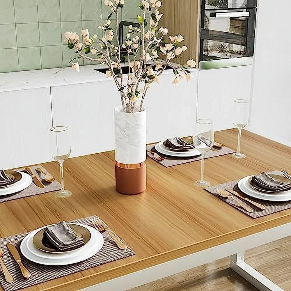 3-Piece Dining Table Set with 2 Benches W464