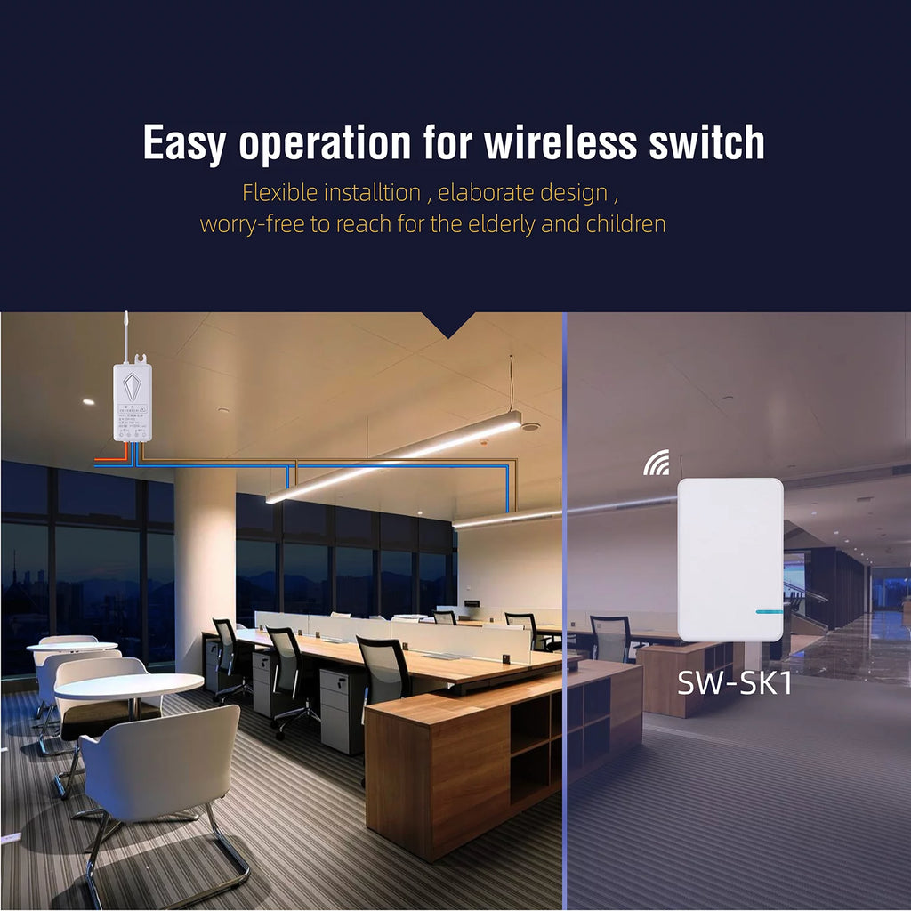 WiFi Mini Size Wireless 1-gang Switch B224112