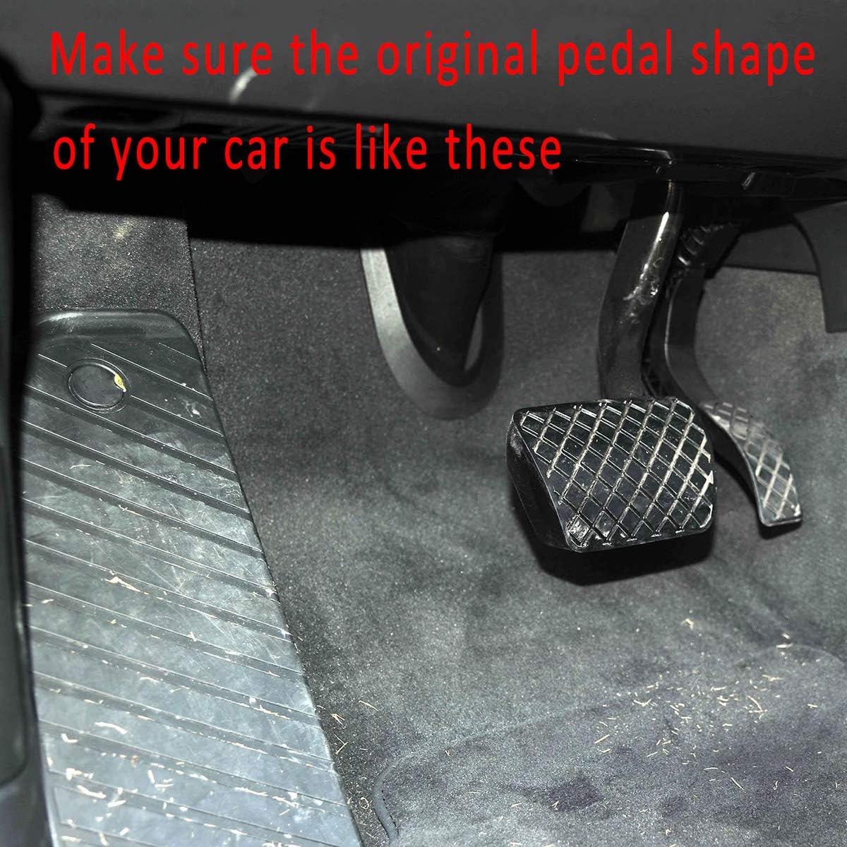 Gas Accelerator Brake Footrest Pedal Cover Pack of 2 W631