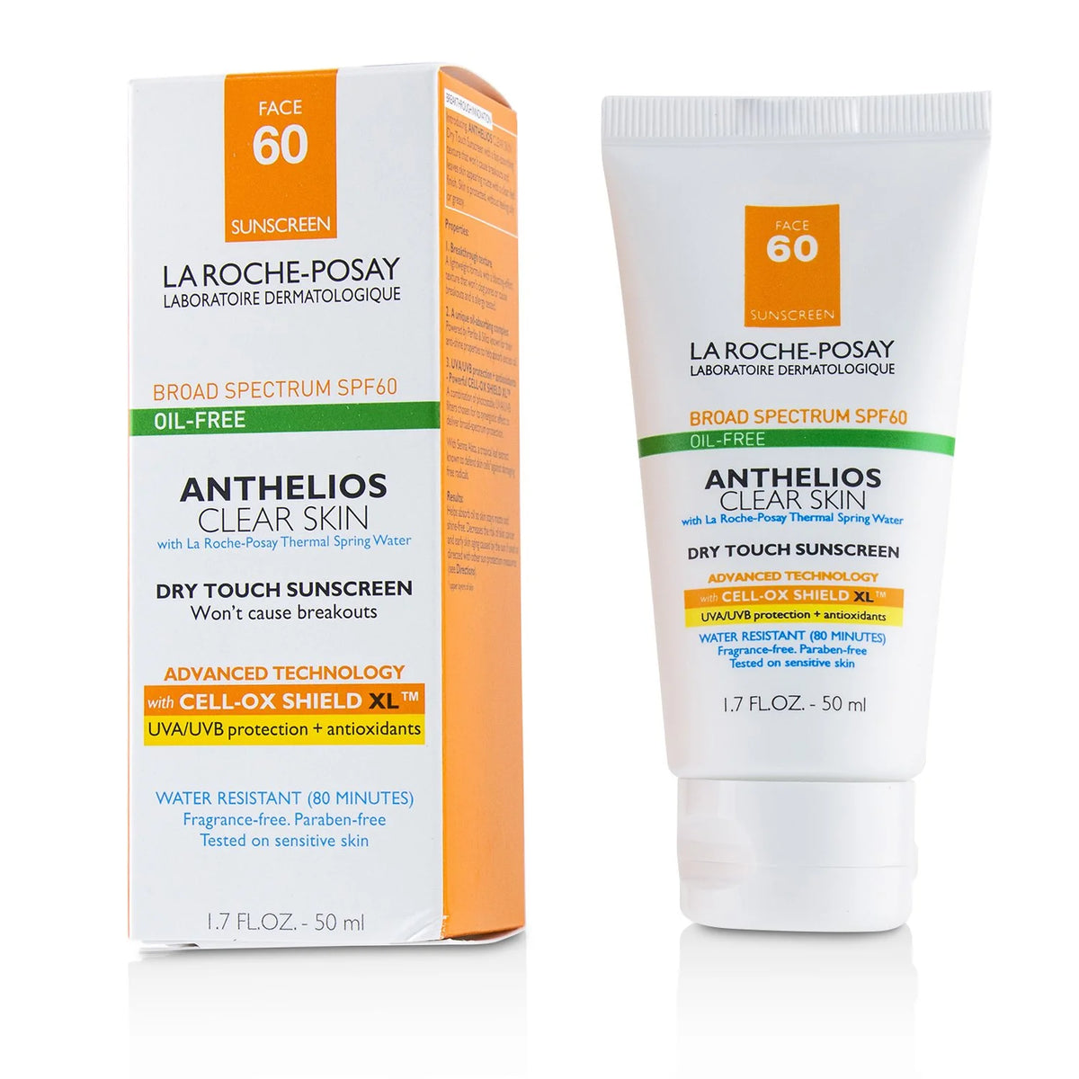 Oil-Free SPF 60 Sunscreen For Face 50ml/1.7oz C48230