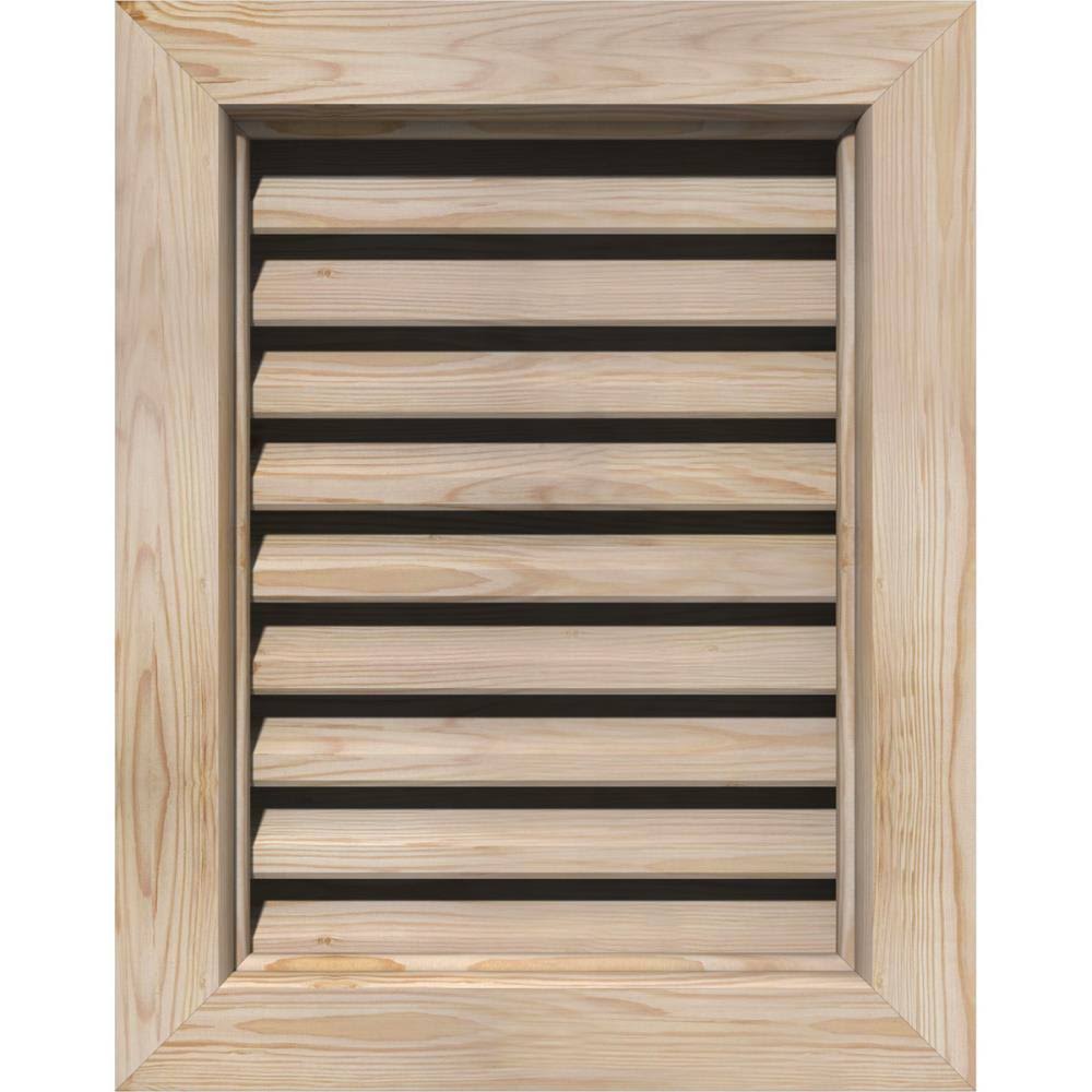 20-in x 20-in Unfinished Smooth Pine Gable Vent Z218013