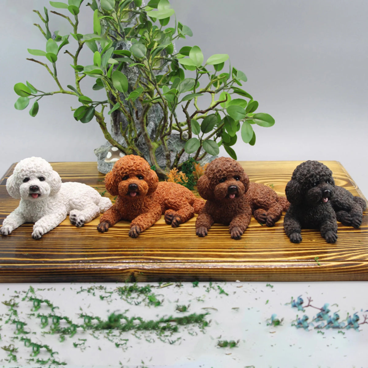 Brown Teddy Dog Dashboard Decoration Doll O17966