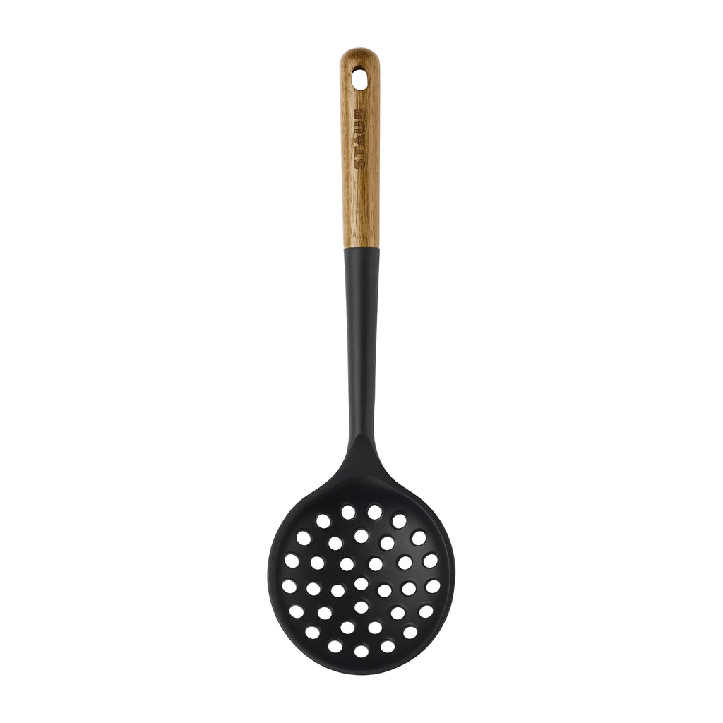 Silicone with Wood Handle Skimming Ladle N771437