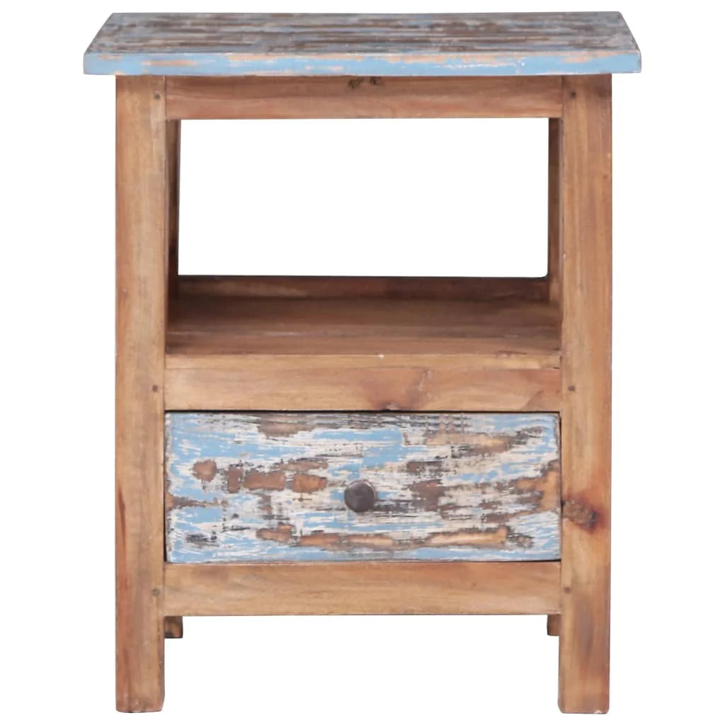 Solid Reclaimed Wood Bedside Cabinet W466