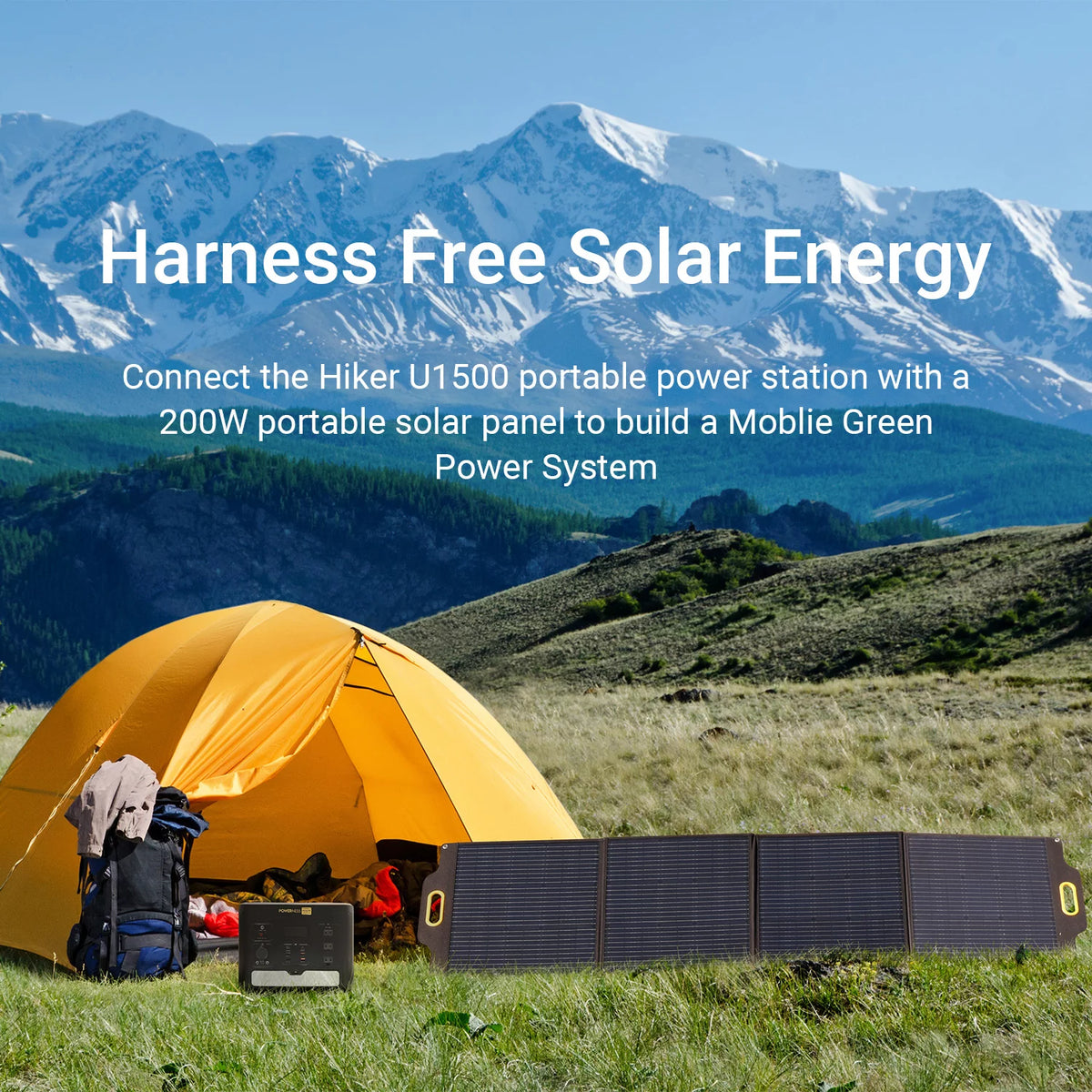 Portable Power Station 1536Wh LiFePO4 with 1500W AC Outlets Z9691