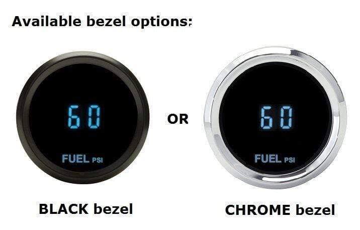 Blue Display Fuel Pressure Gauge D7090