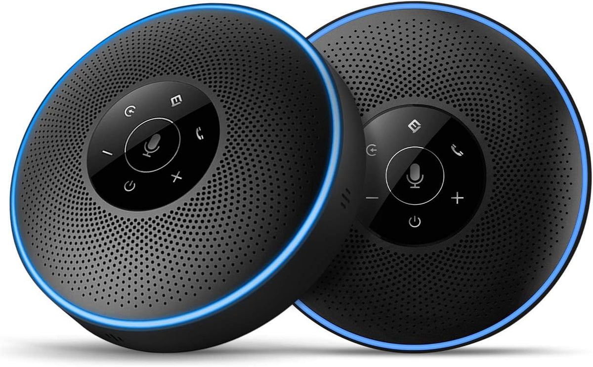 Wireless Speakerphone with 360° Voice Pick-up and 8 AI Noise Cancellation Mics W343002