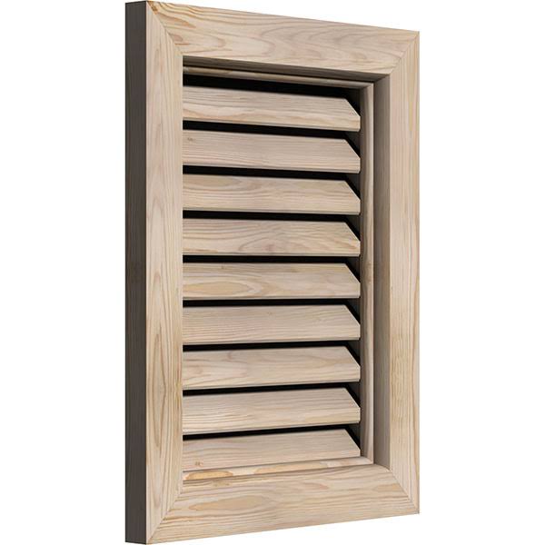 20-in x 20-in Unfinished Smooth Pine Gable Vent Z218013
