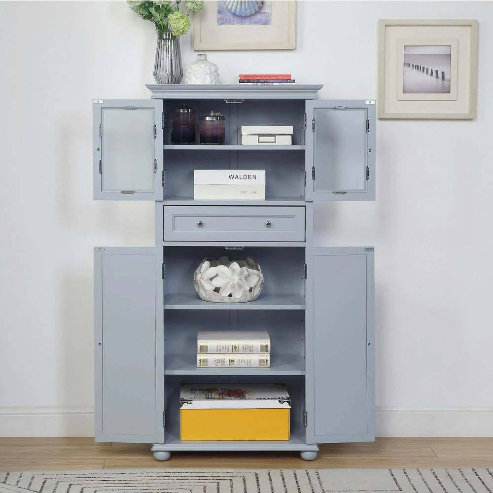 4-Door Tall Cabinet in Dove Grey B36988